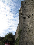 SX09699 Wall and sky at Oystermouth Castle.jpg